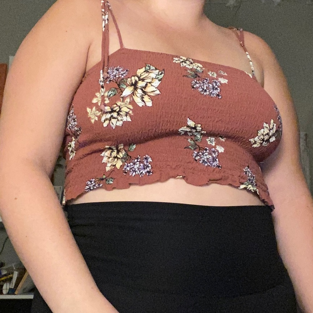 PacSun Maroon Crop Top